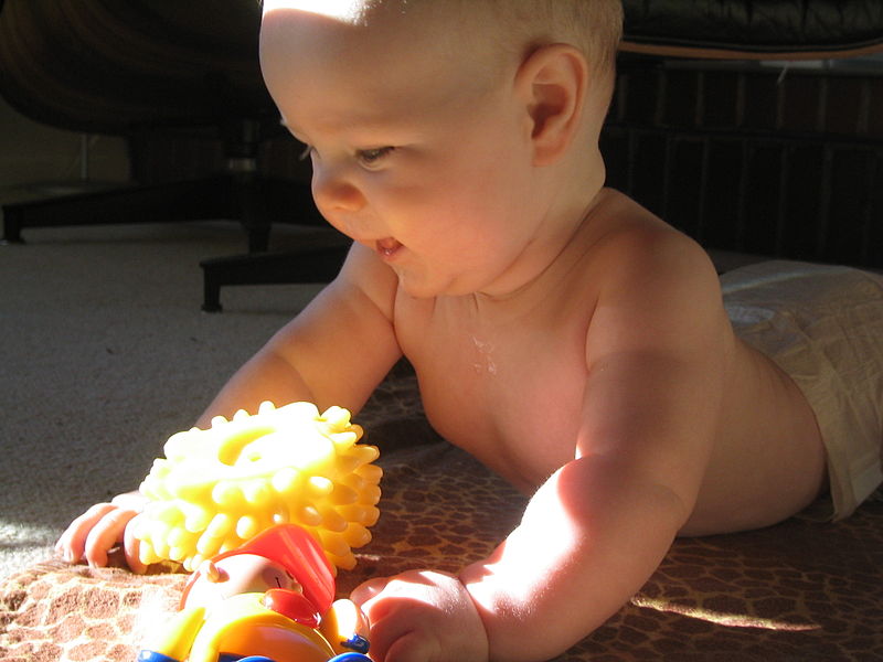 Baby playing - by Patrick Jayne and Thomas